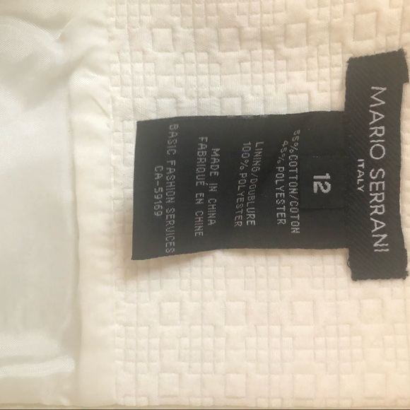 NWT Textured Ivory Skirt - Picture 5 of 5